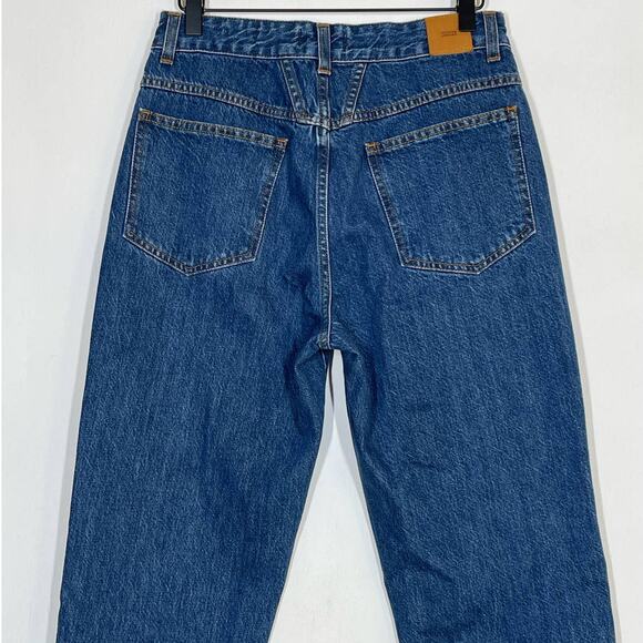 NEW CLOSED Pedal Pusher Historic Indigo Mom Fit Jeans Size 44 (27) High Waist - Picture 5 of 11